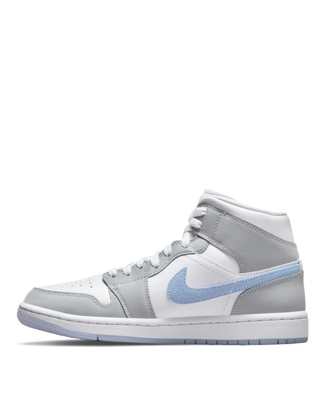 Nike White Jordan 1 Mid Ld64