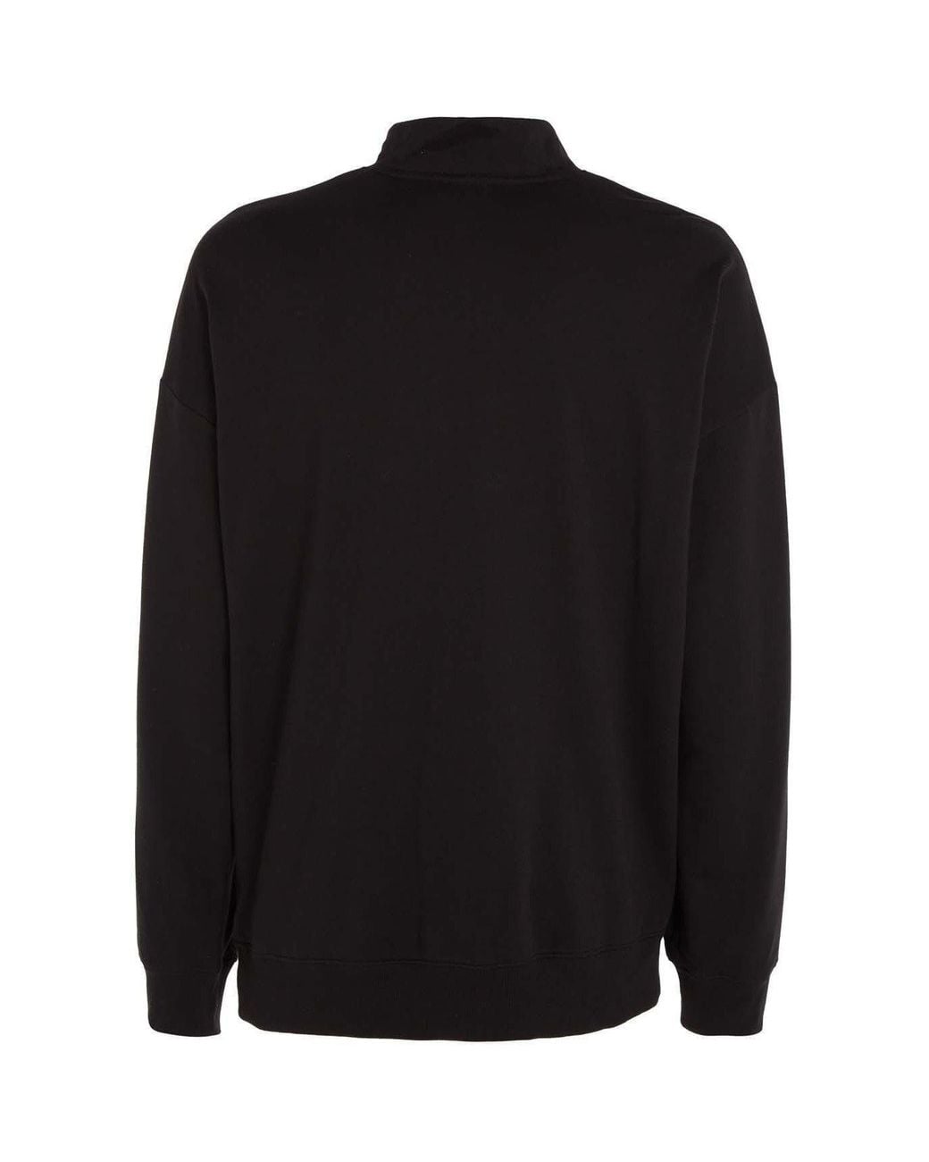 Calvin Klein Black Lounge Cotton Crew-Neck Sweatshirt for men