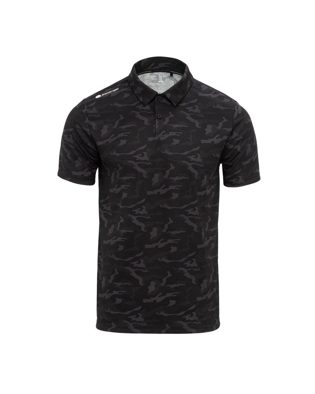 Slazenger 1881 Black Aop Golf Polo for men