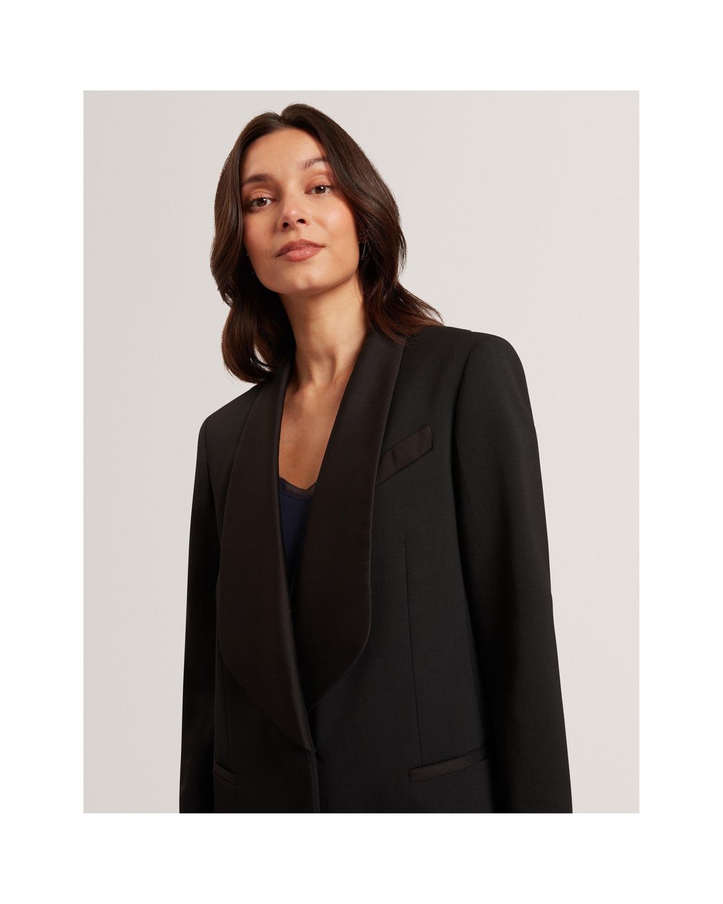 Ted Baker Black Relaxed Blazer