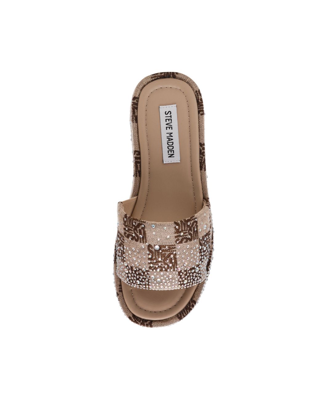 Steve Madden Brown Flatform Sandals