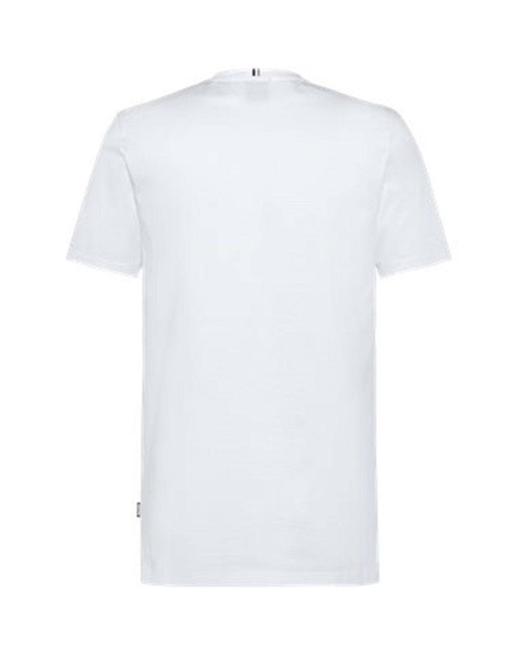 Boss White Tessler 150 Cotton Short Sleeve Slim Fit T-Shirt for men