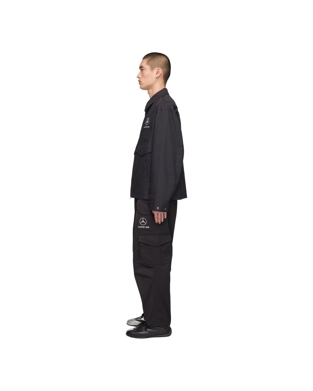 Y-3 Black Mercedes Wolf Jacket for men