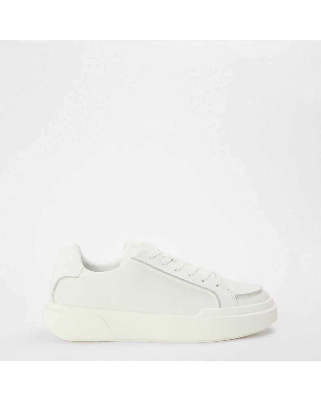 Calvin Klein White Chunky Low-Top Trainers for men