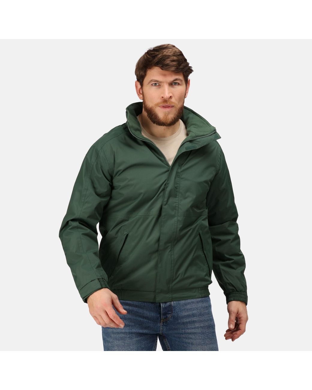 Regatta Green Dover Fleece Lined Waterproof Insulated Bomb for men