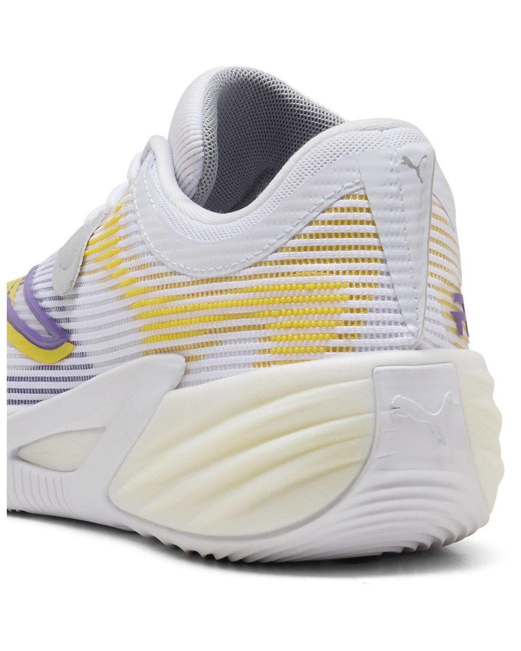 PUMA White All-Pro Nitro 2 Basketball Trainers for men