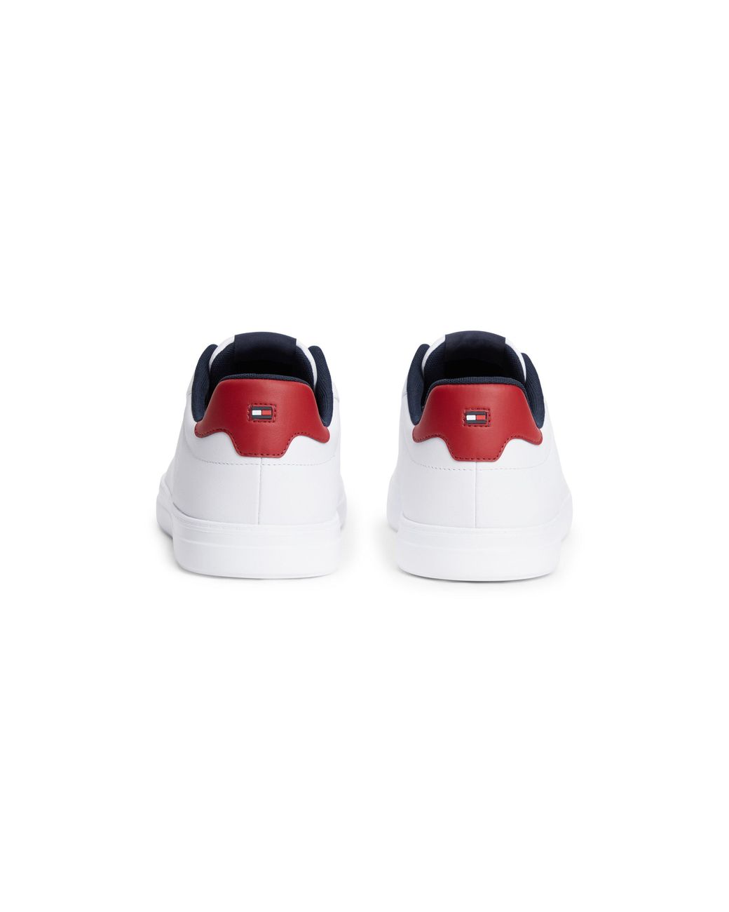 Tommy Hilfiger White Leather Low-Top Trainers for men