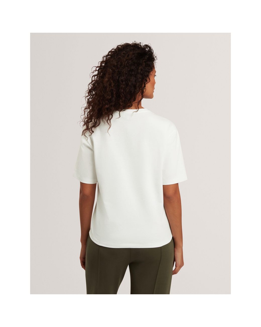 Ted Baker White Ted Embroided Tee Ld71