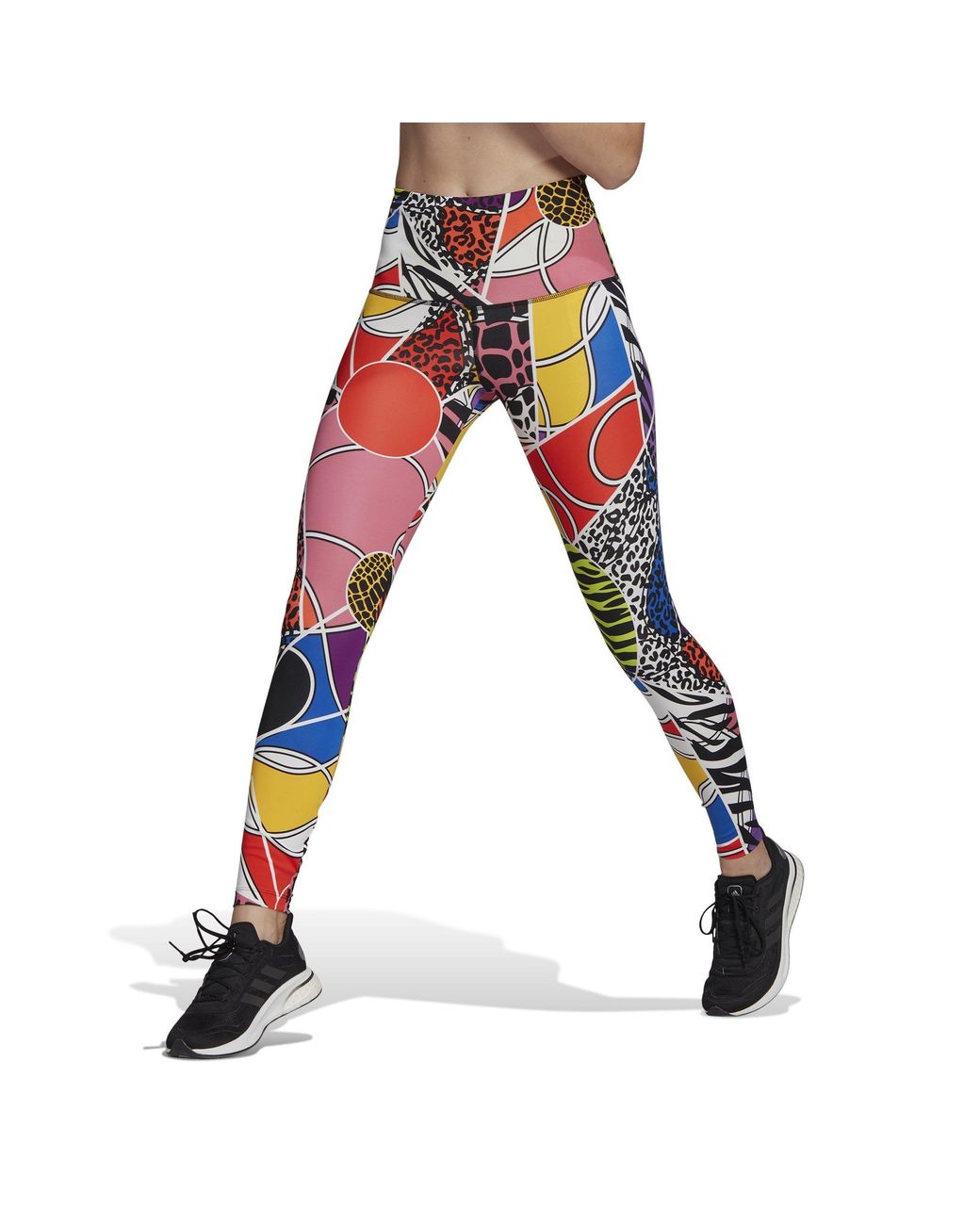 Adidas Red Rich Mnisi Running Leggings