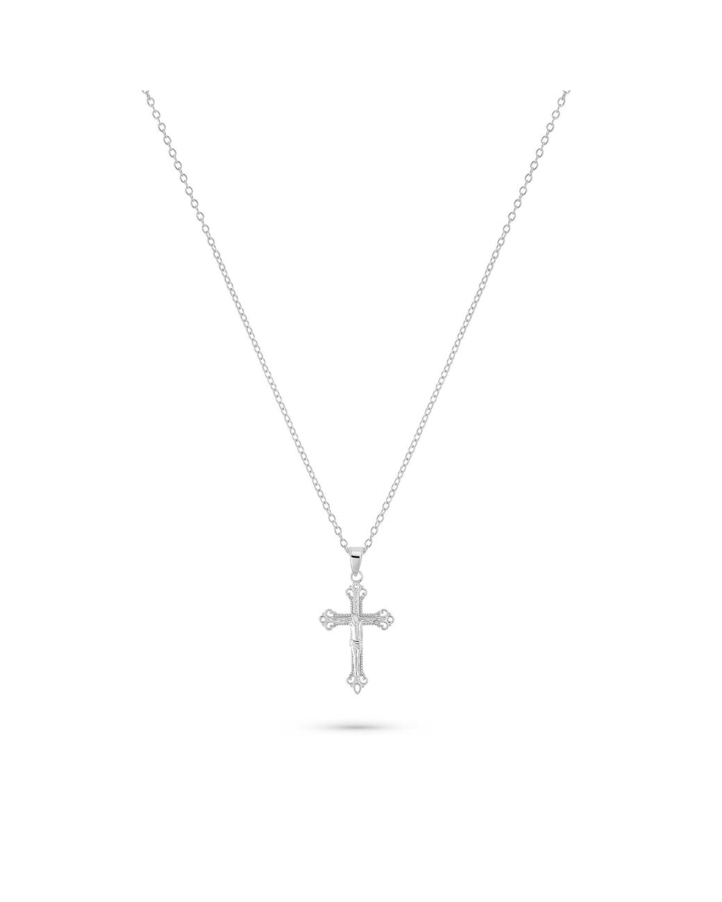 Common Lines Metallic Vintage Cross