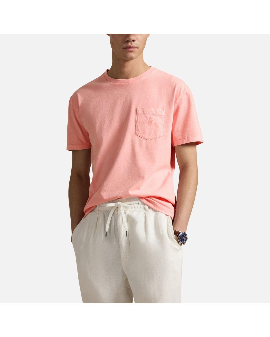 Ralph Lauren Pink T-Shirt for men