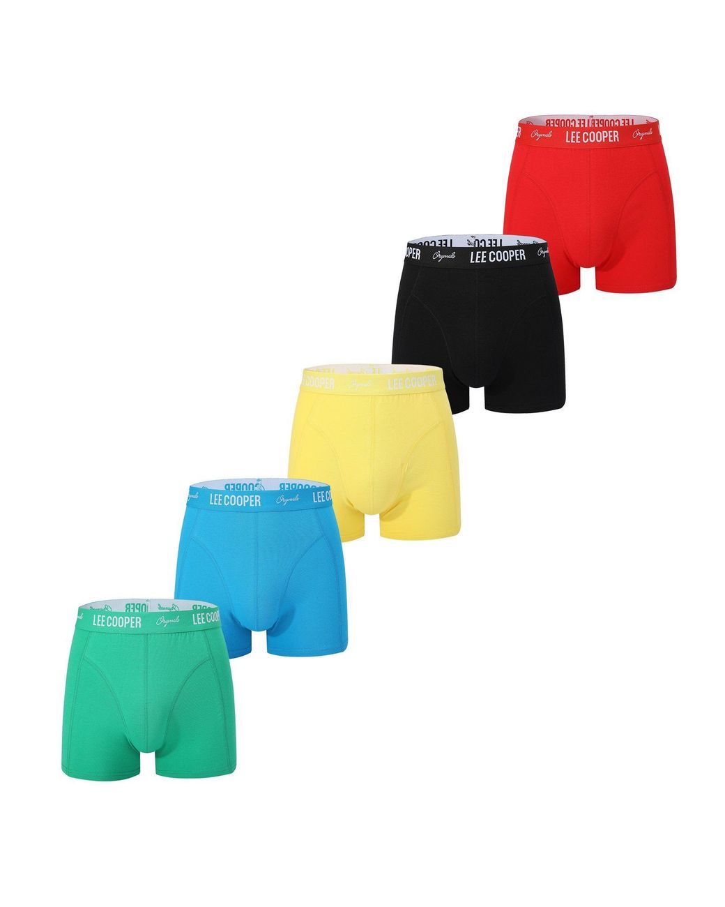 Lee Cooper Blue Essential Boxer Trunk 5-Pack for men