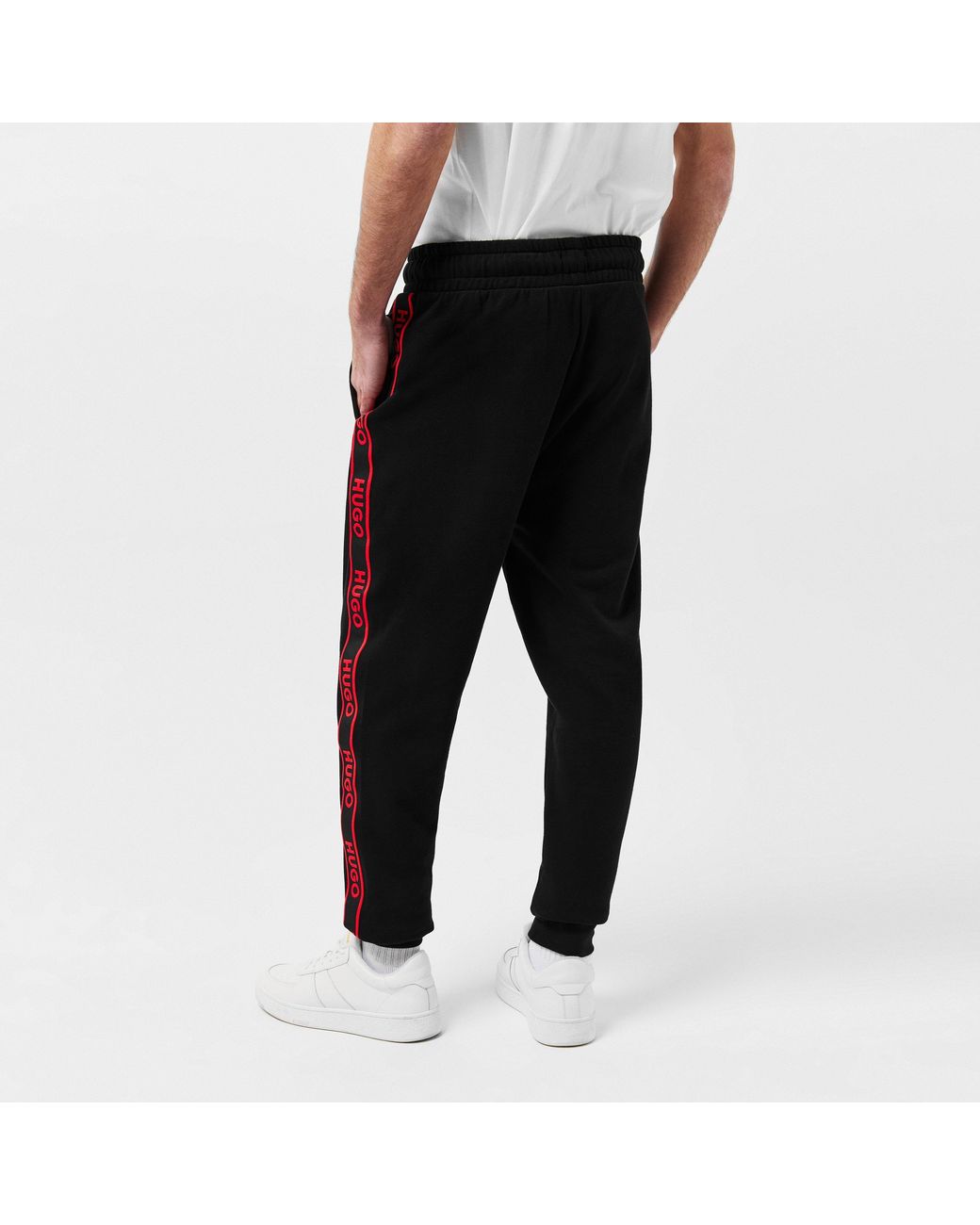 HUGO Blue Bodywear Liam Closed Hem Soft Fleece Joggers With Elasticated Cuffs for men