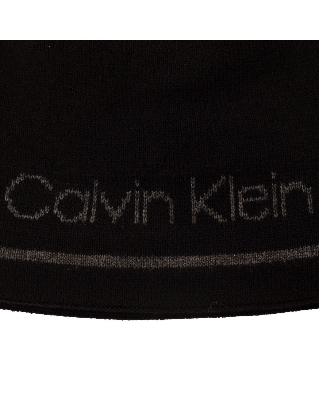 Calvin Klein Black Ck Reversible Beanie for men