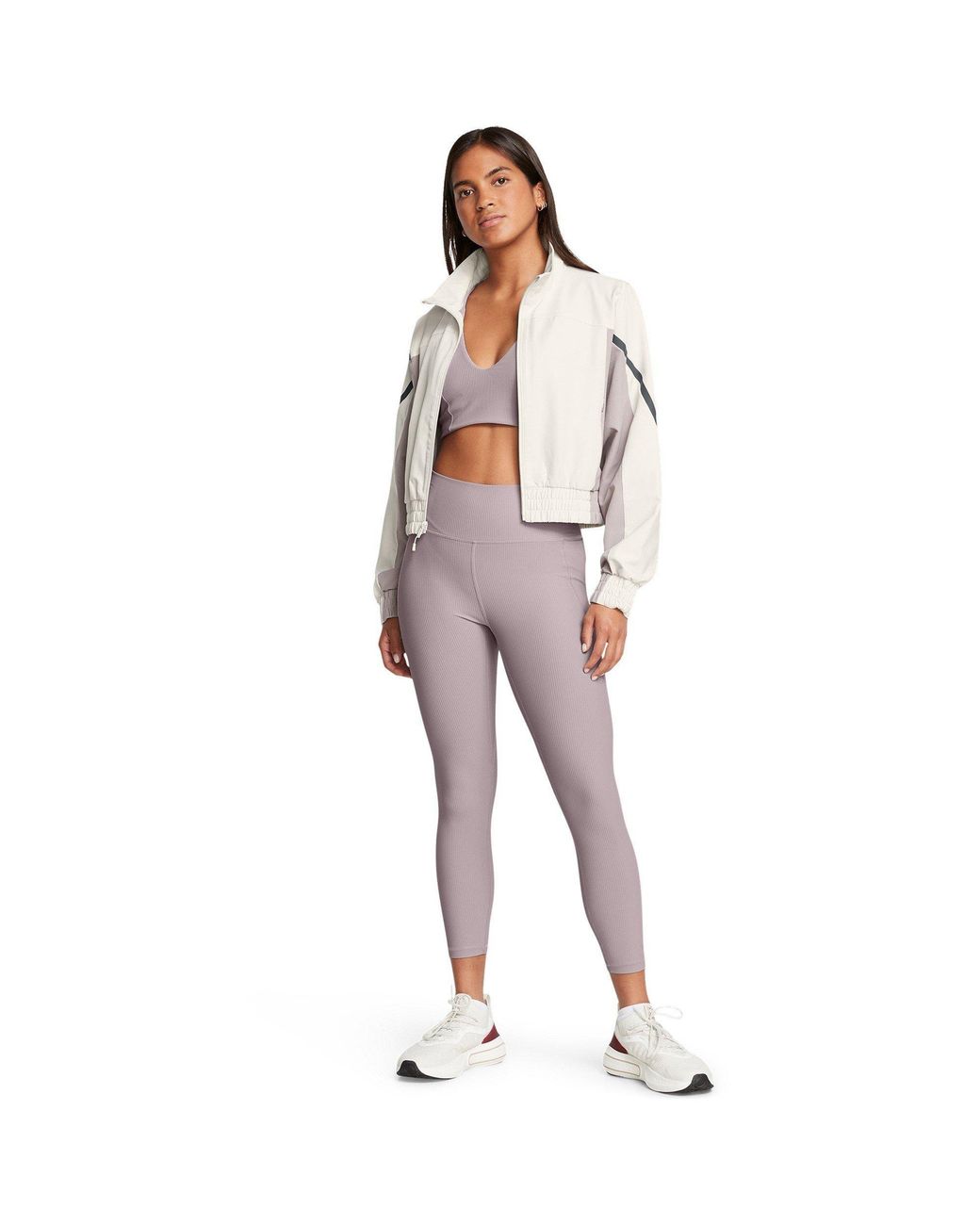 Under Armour Blue Unstoppable Cropped Tracksuit Top