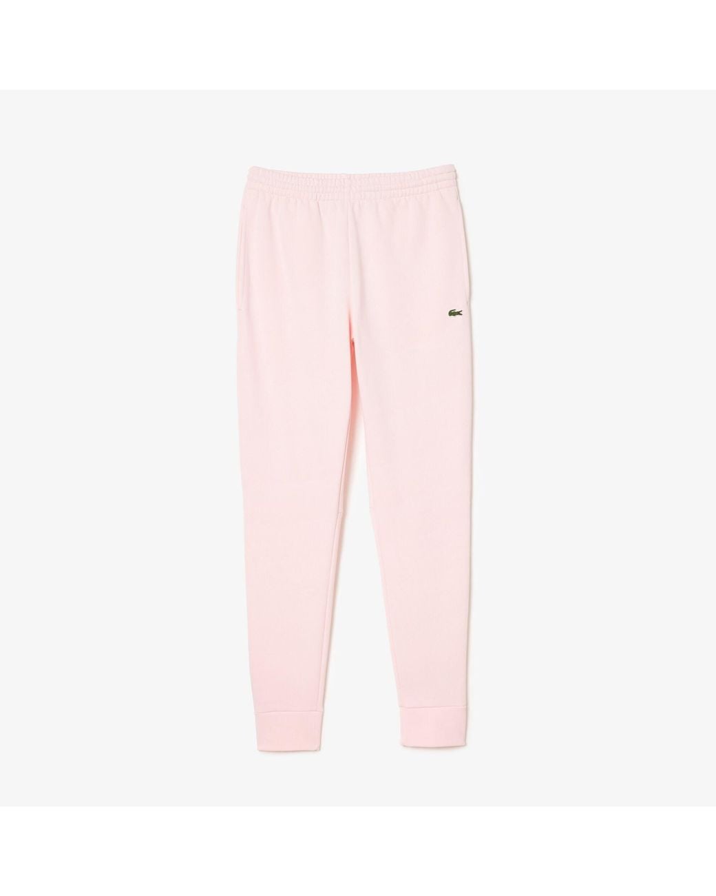 Lacoste Pink Fleece Tracksuit Bottoms for men