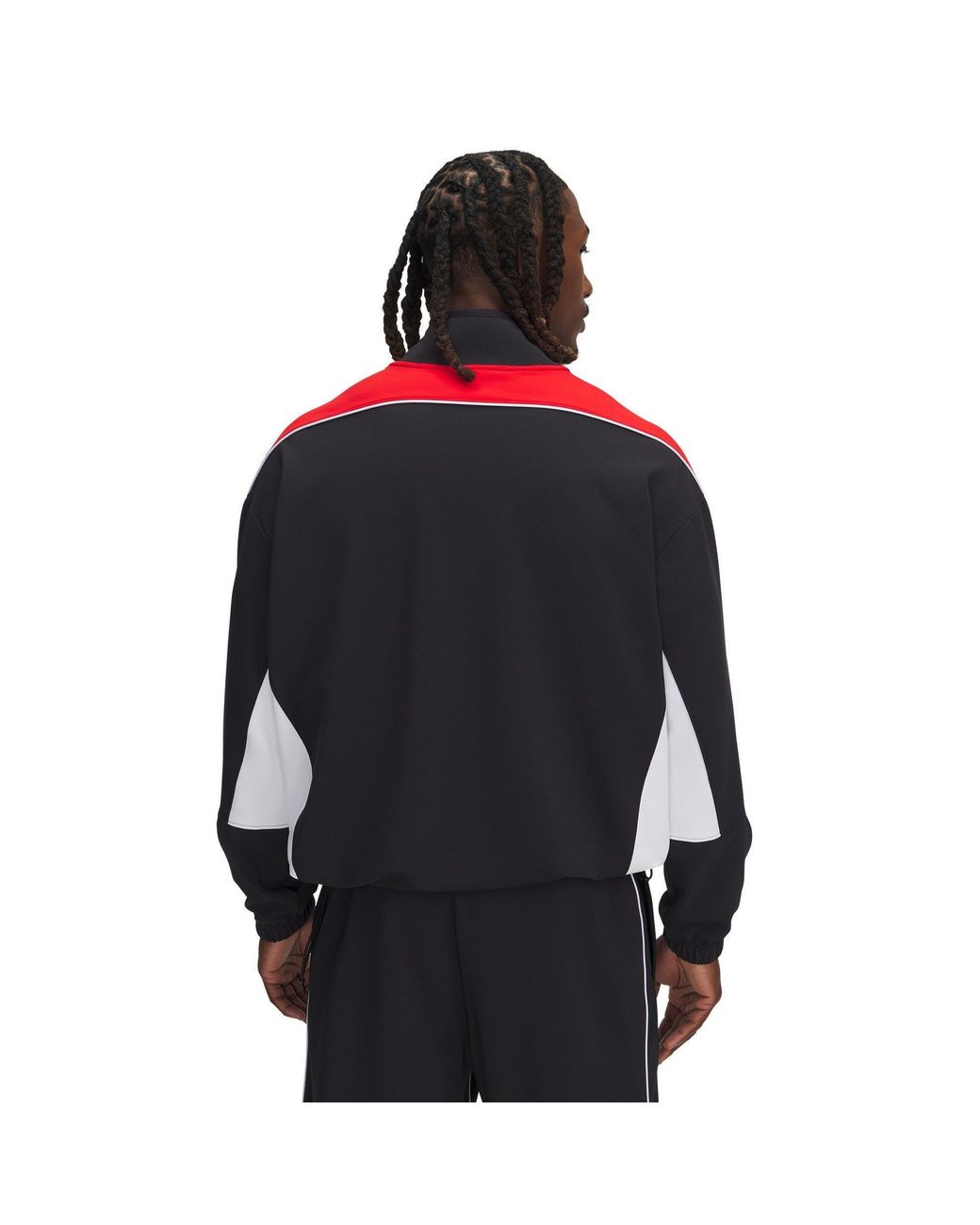 Under Armour Red Tricot Tracksuit Top for men