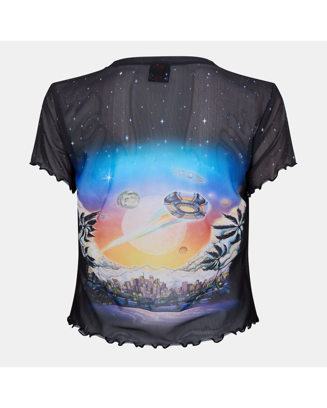 Casablanca Blue Baby Tee