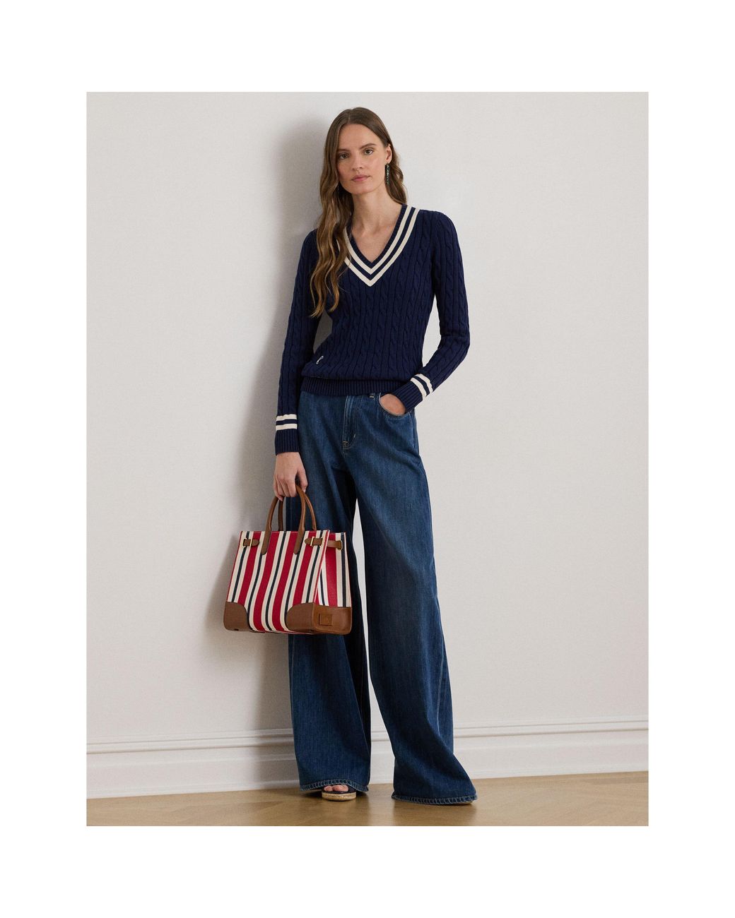 Ralph Lauren Blue Crew Neck Jumper