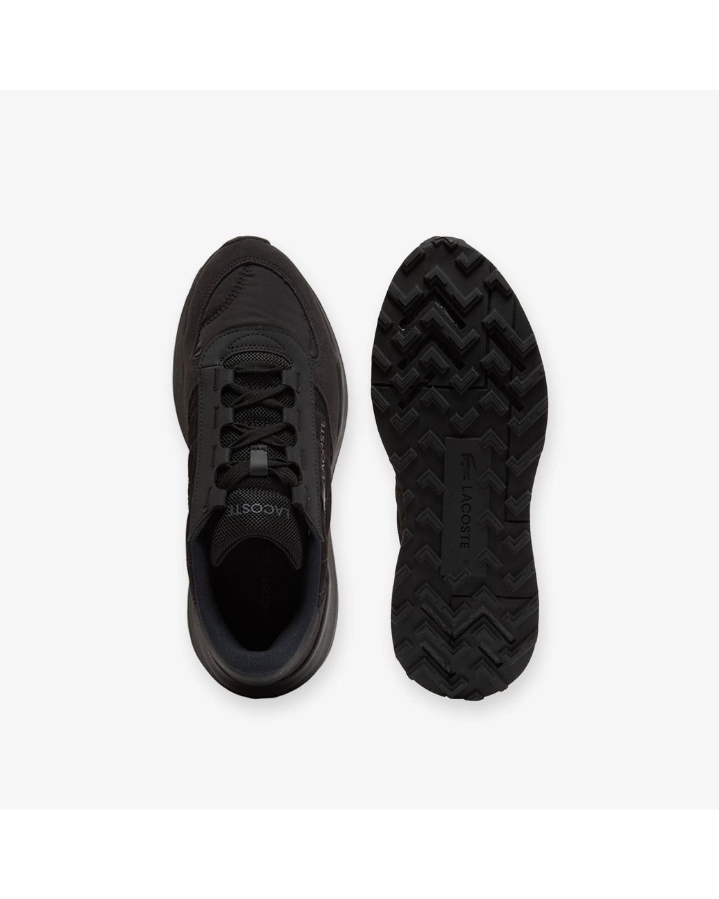 Lacoste Black Elite Actevo Runners for men