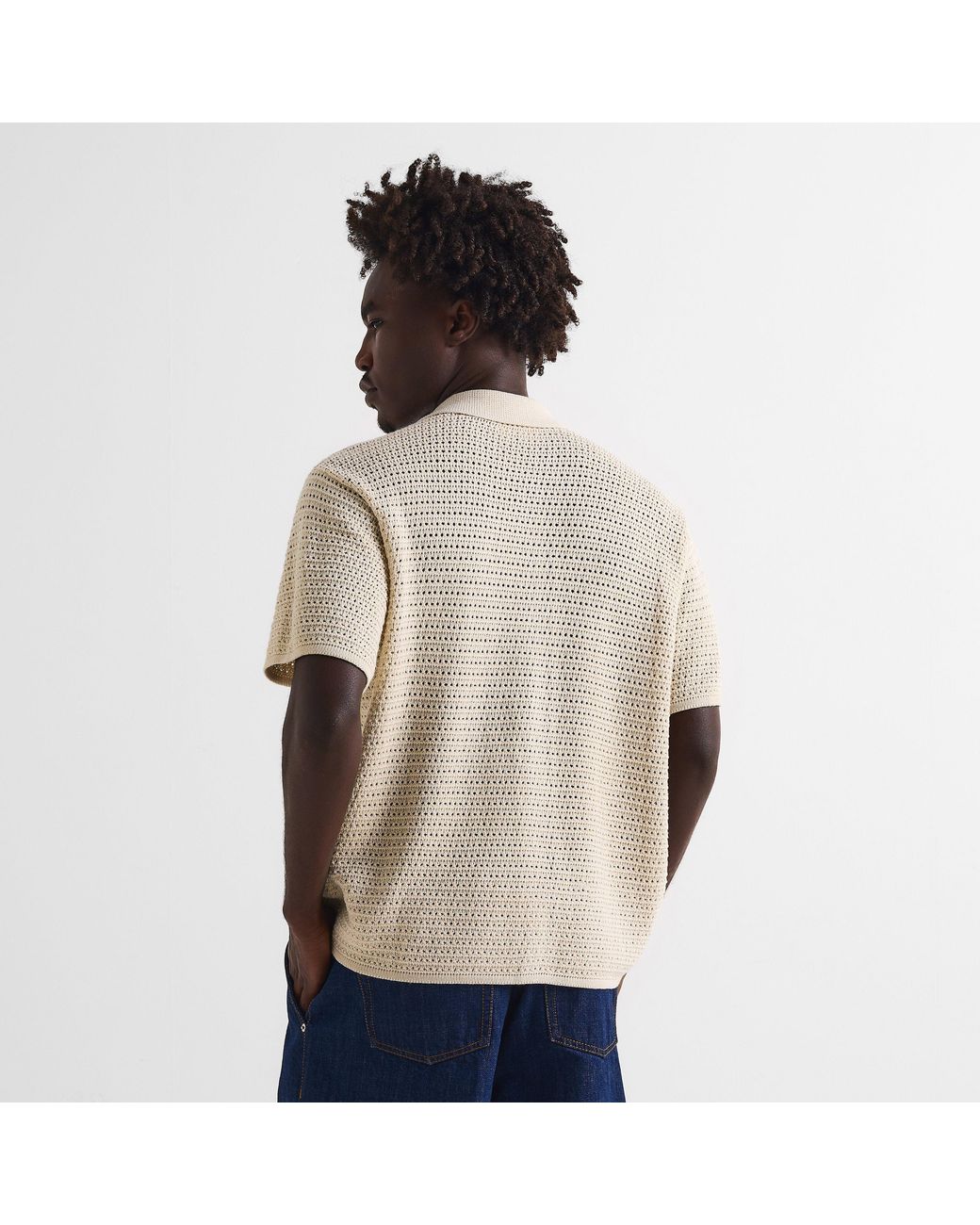 Represent Natural Knitted Top for men