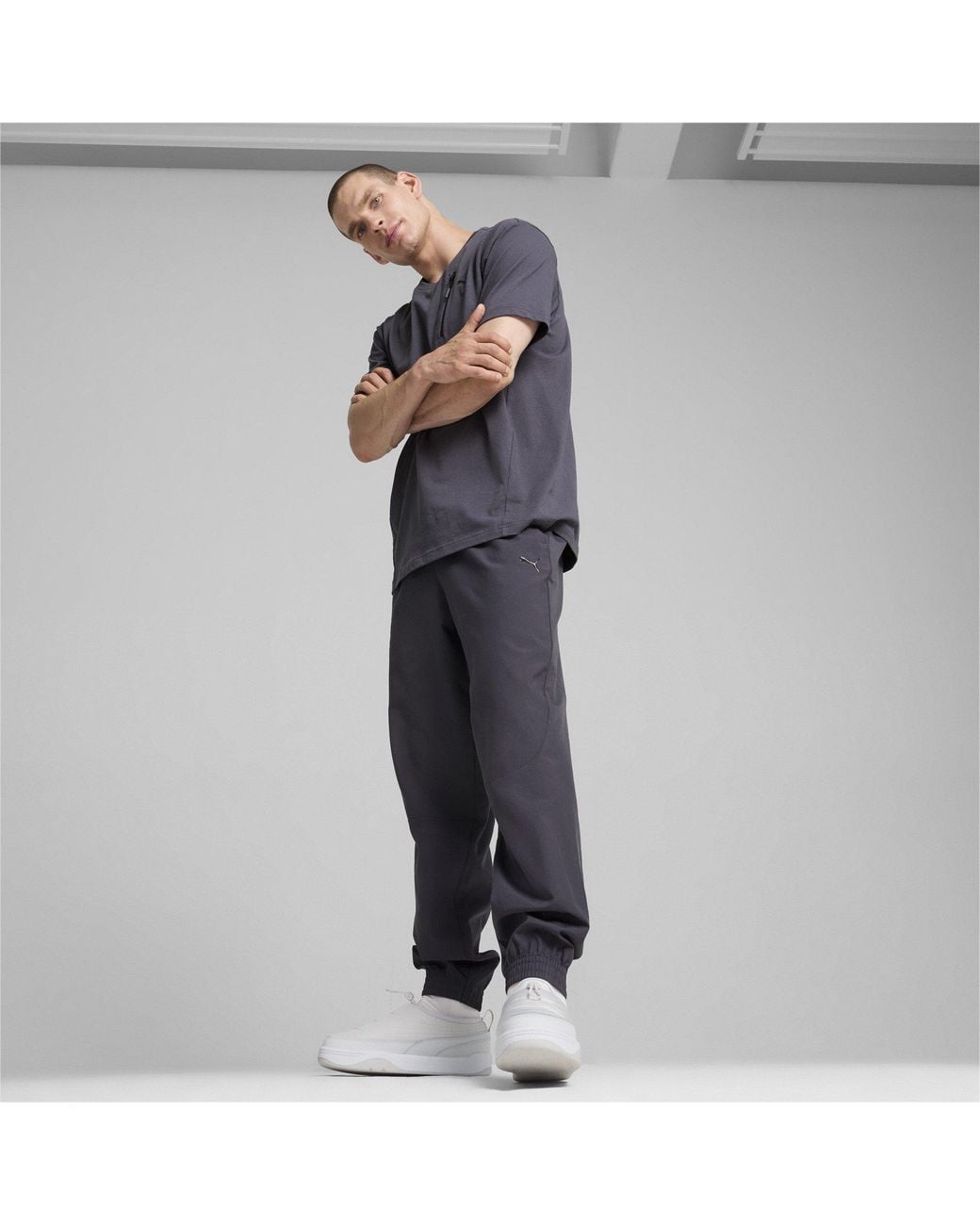 PUMA Blue Rad Cal Closed Hem Woven Jogger for men