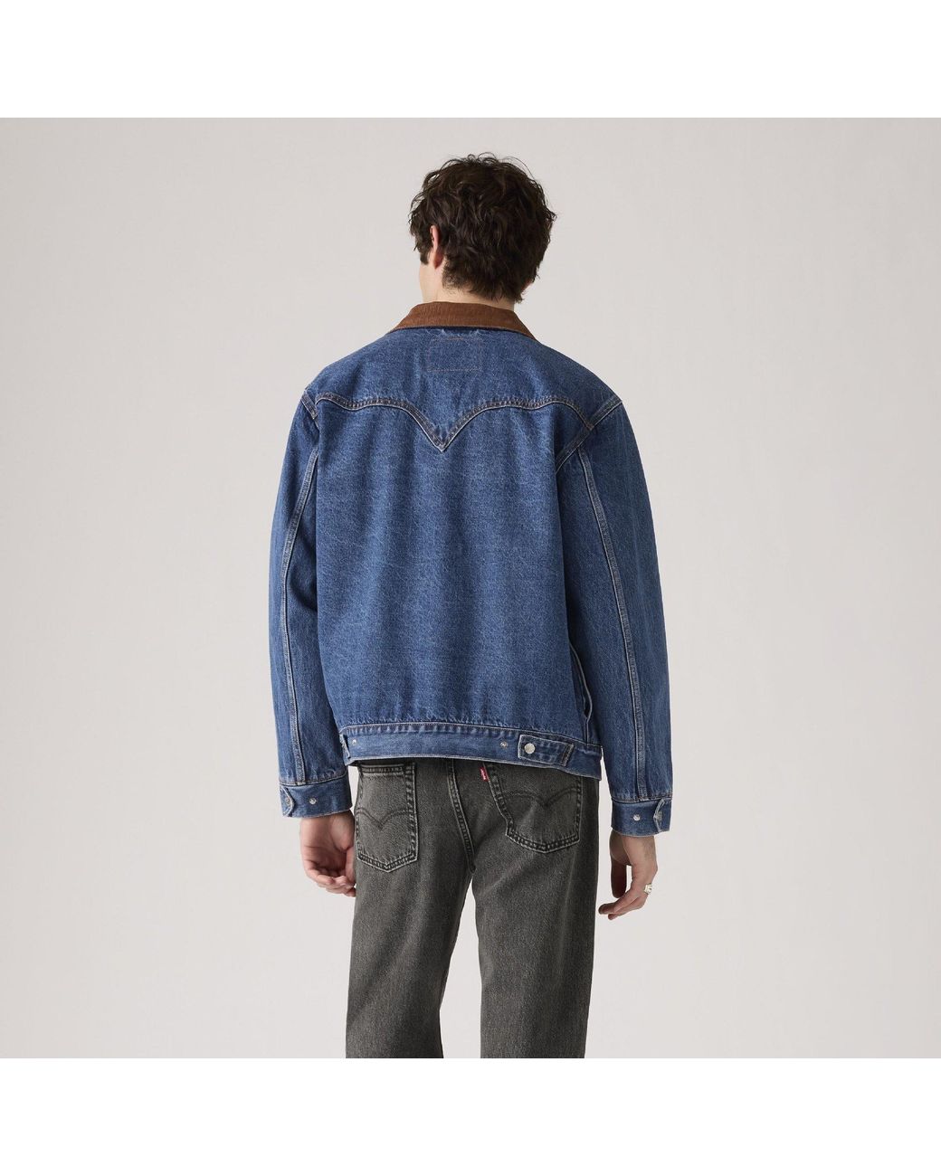 Levi's Blue Western Shorthorn Denim Jacket for men
