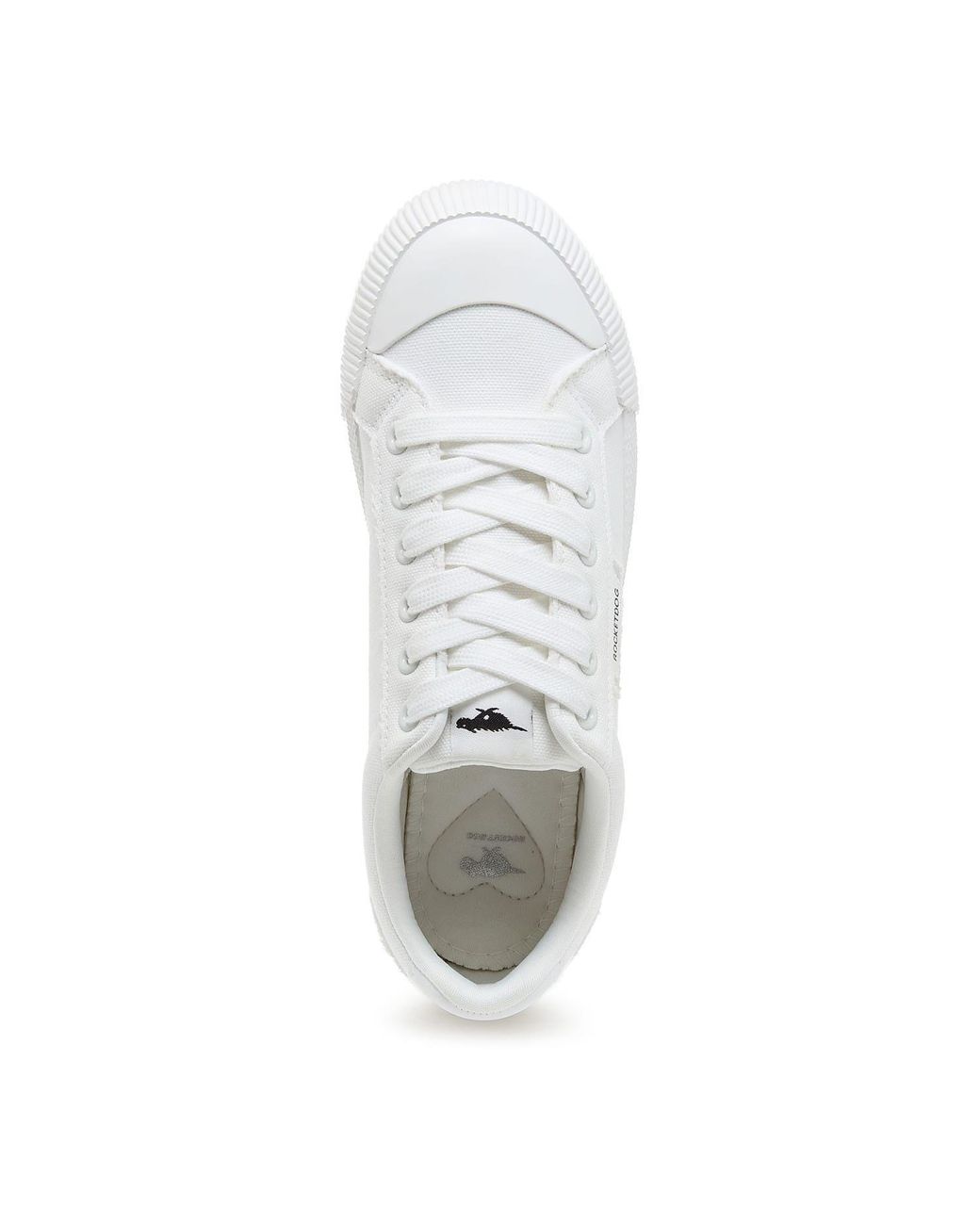 Rocket Dog White Cheery Low Canvas Pumps