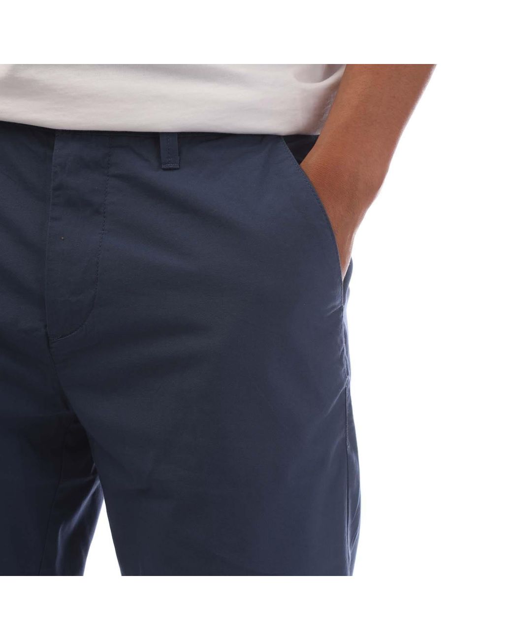 Timberland Blue Topsfield Poplin Chino Shorts for men