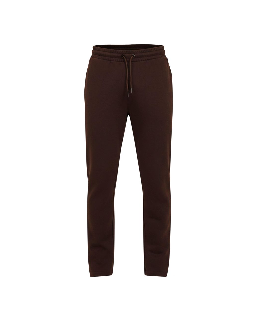 Brave Soul Brown Bs Straight Leg Open Hem Jogging Bottoms for men