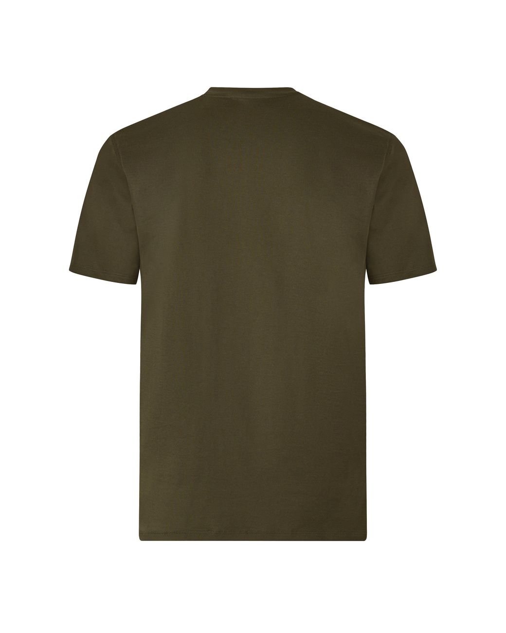 Emporio Armani Green Cotton Crew-Neck Short-Sleeve T-Shirt for men