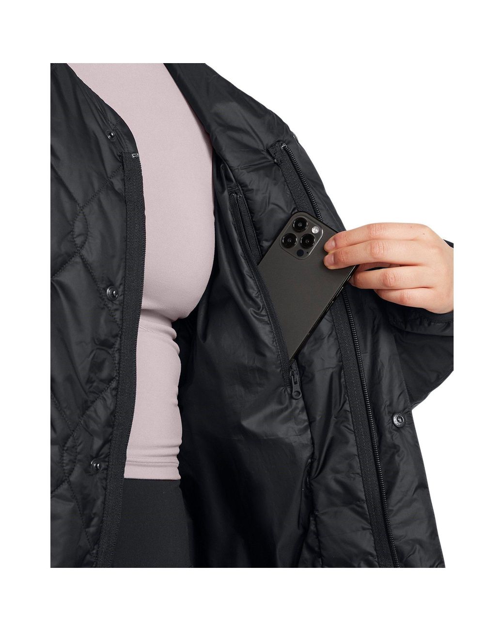 Under Armour Black Diamond Water-Repellent Fitted Quilted Jacket