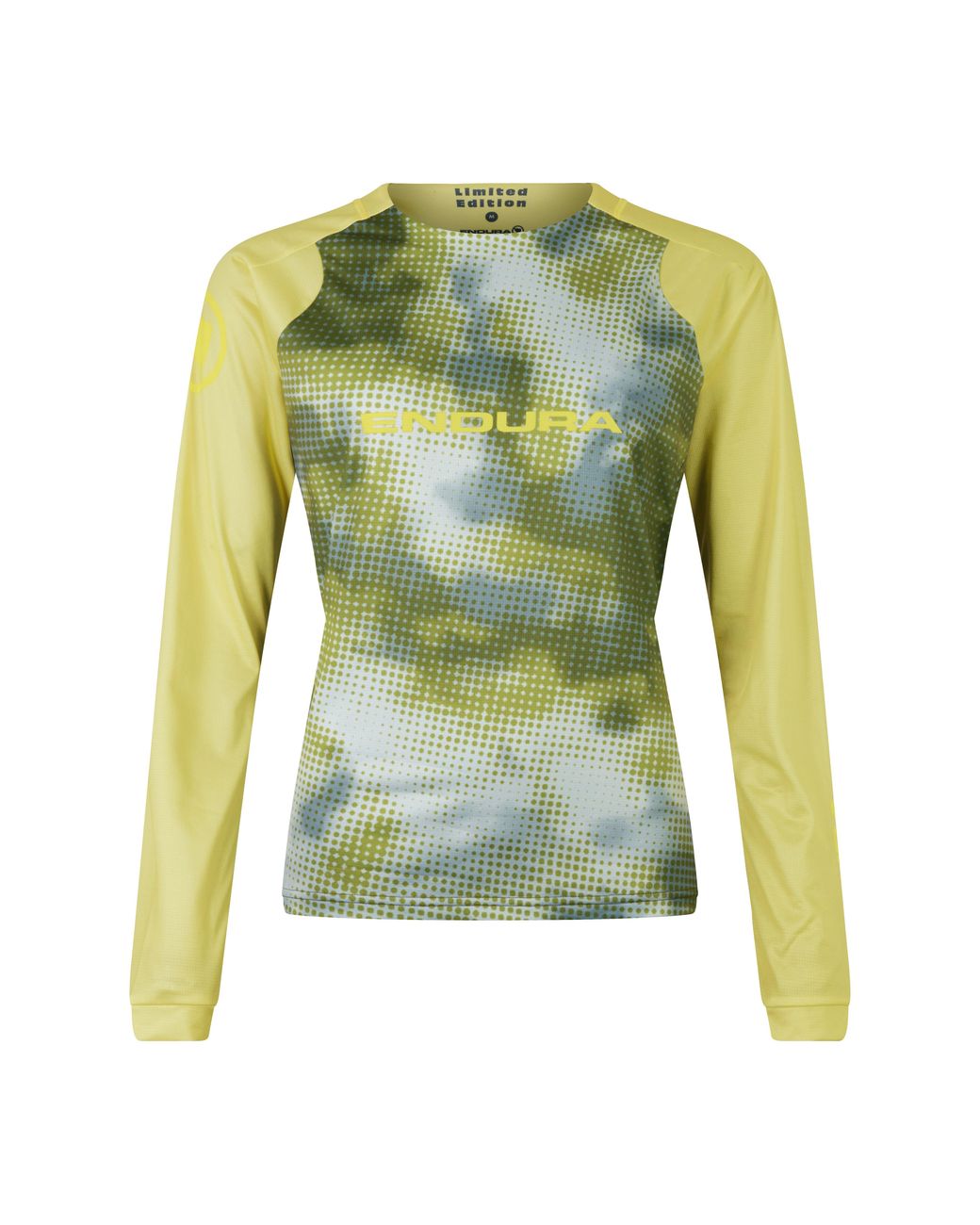 Endura Green Ltd Pixel Cloud Long Sleeve Tee Ladies