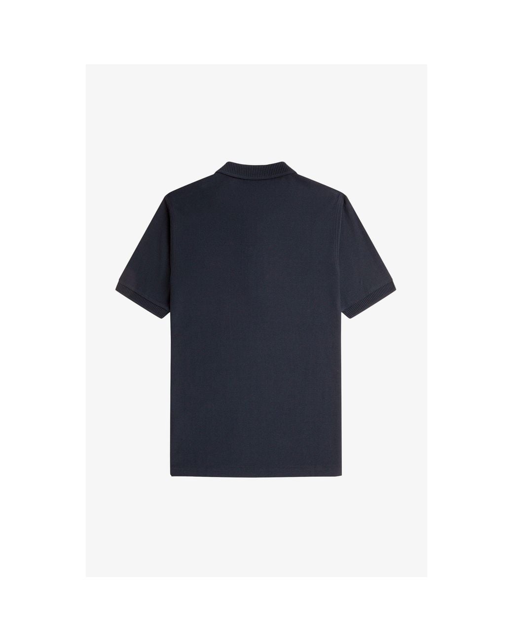 Fred Perry Blue Fred Crepe Zip Polo Sn71 for men