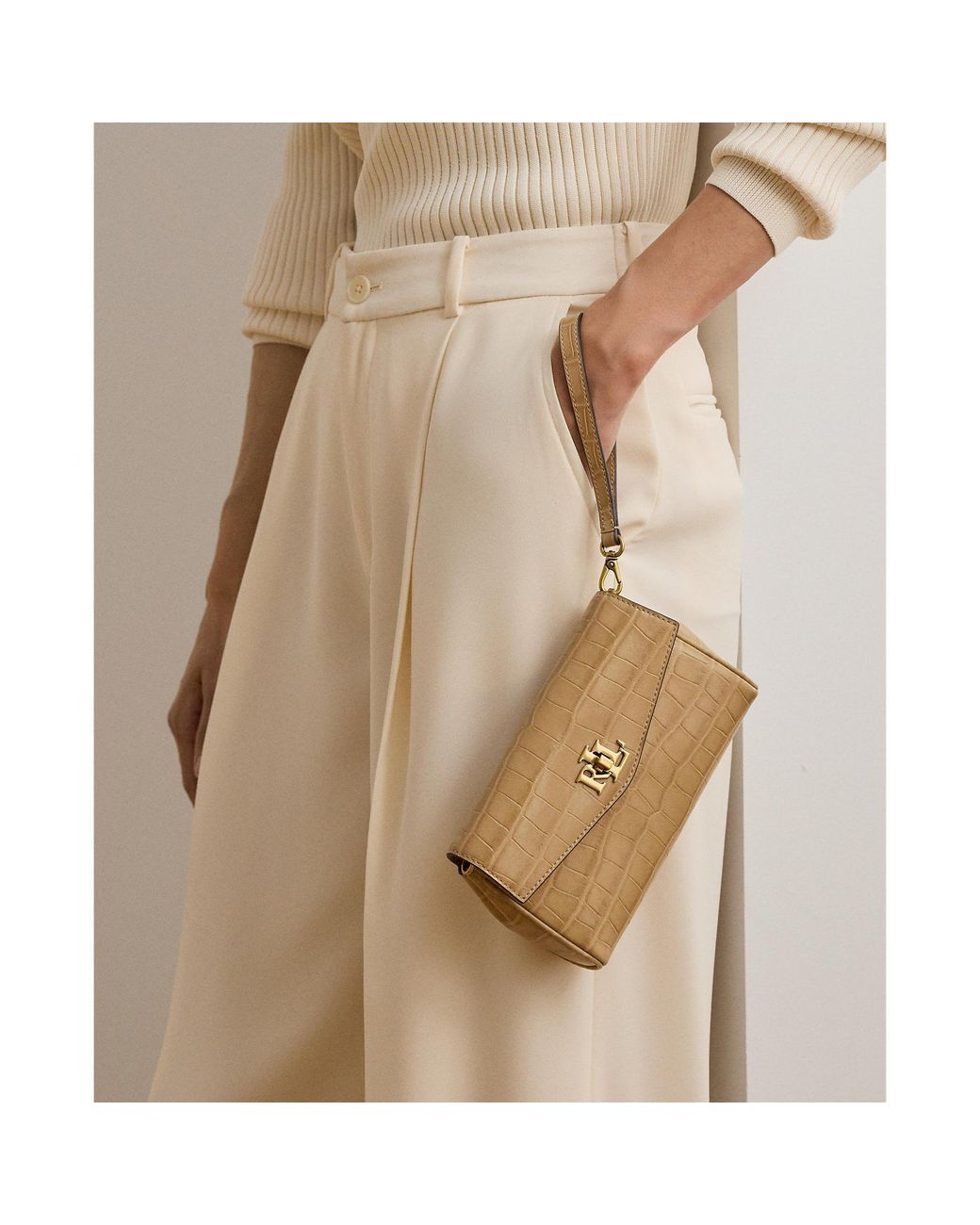Ralph Lauren Natural Wallet On Chain