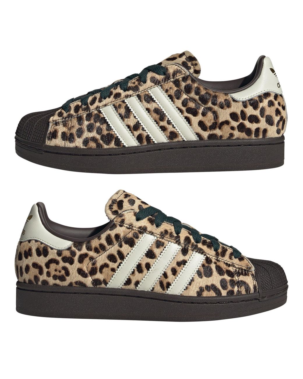 Adidas Brown Superstar Sneakers