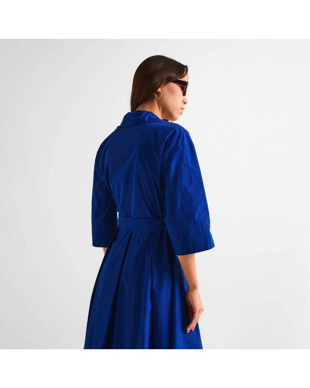 Weekend by Maxmara Blue Long Maxi Dress