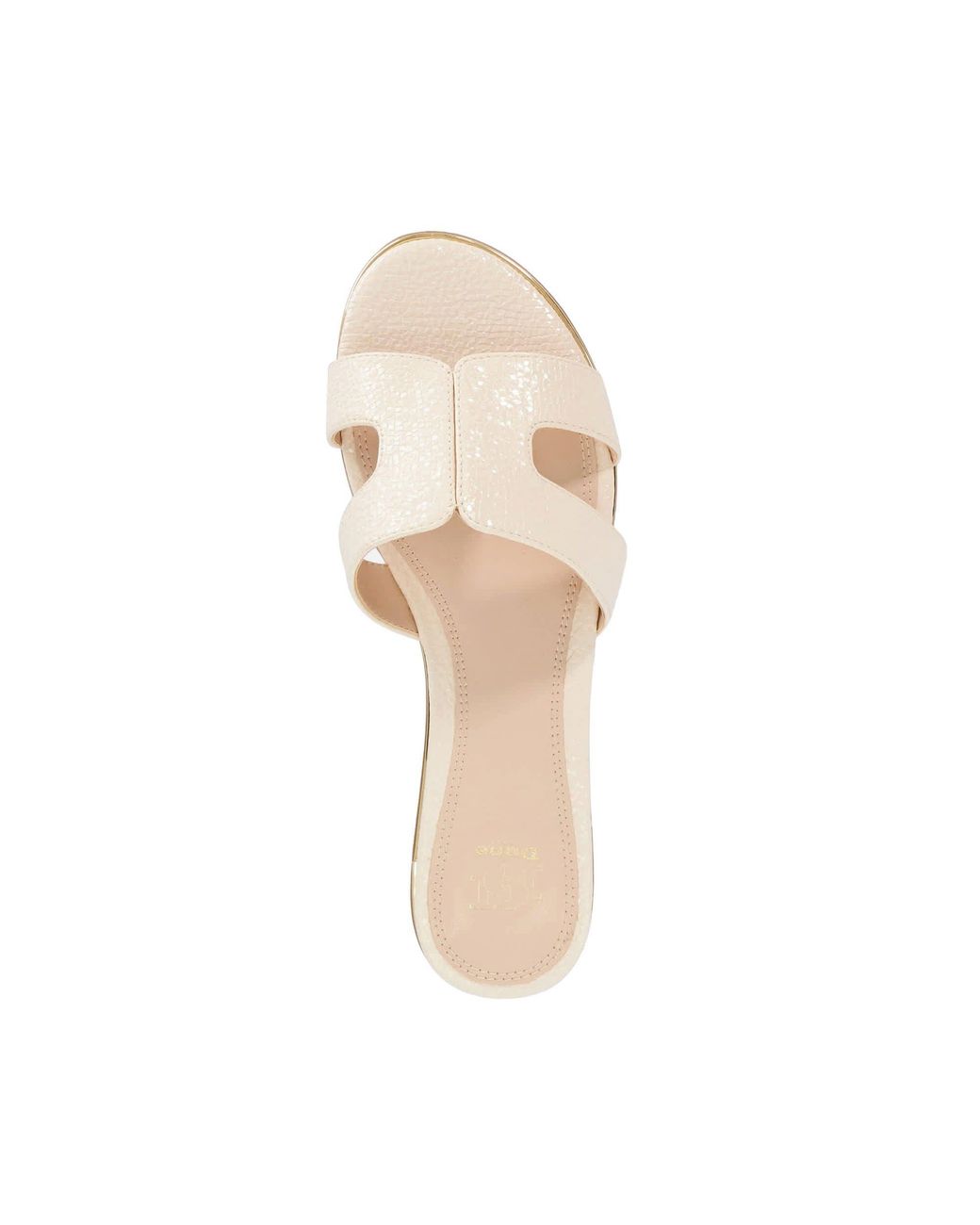 Dune Natural Ludlows Flat Sandals