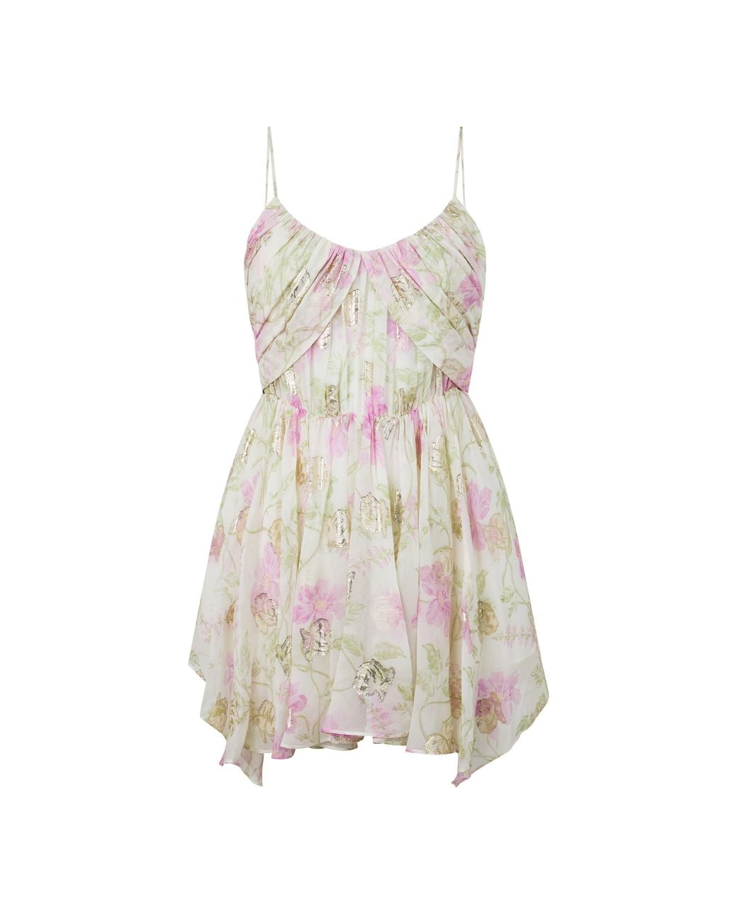 LoveShackFancy White Clairo Mini Dress