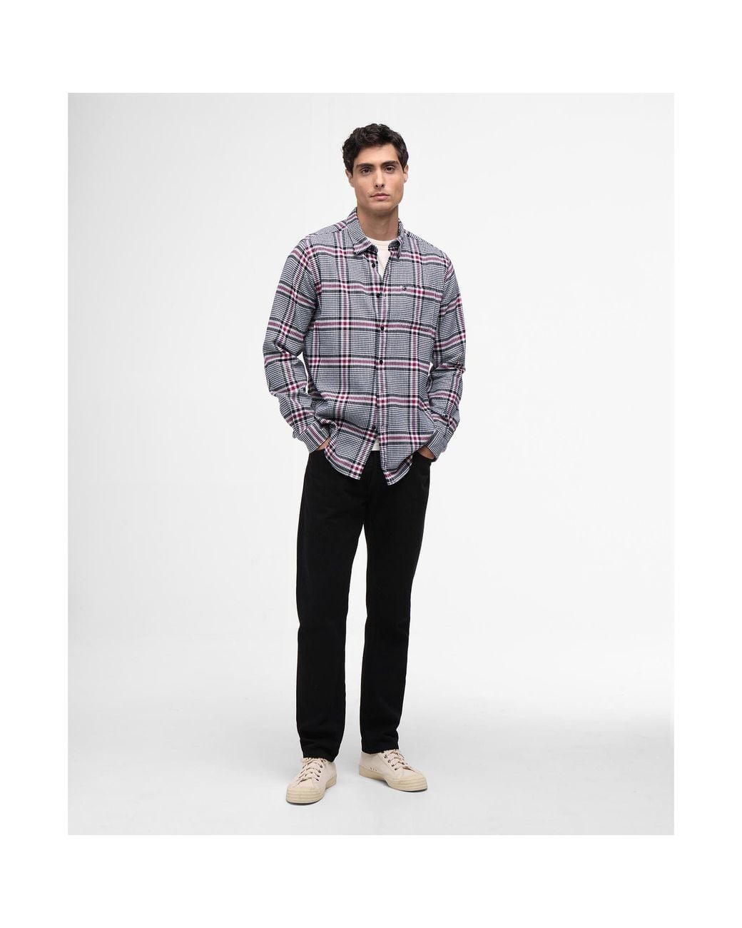 Barbour Blue Owain Shirt for men