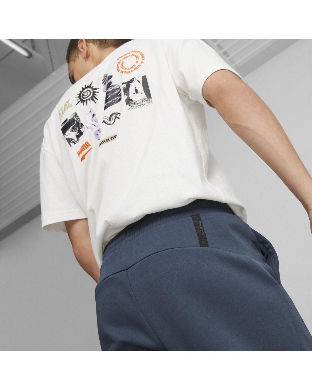 PUMA Blue Tech Open Hem Poly Jogger for men