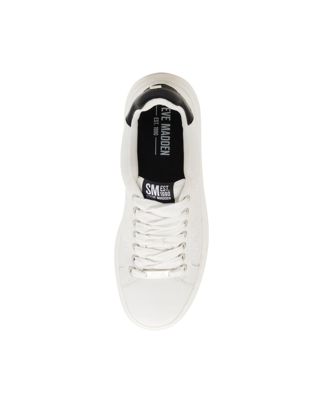 Steve Madden White Razoredge Low-Top Trainers for men
