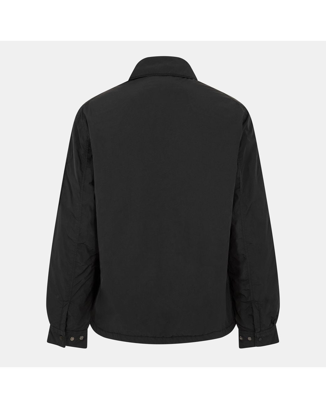 C P Company Black Quilted Padded Overshirt for men