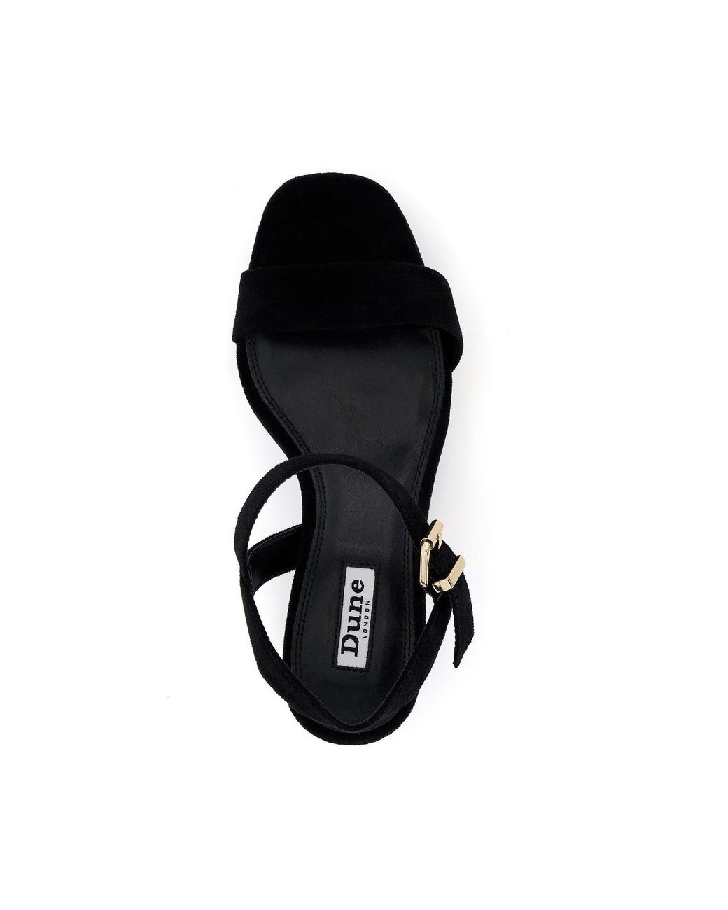 Dune Black Motive Flatform Sandal