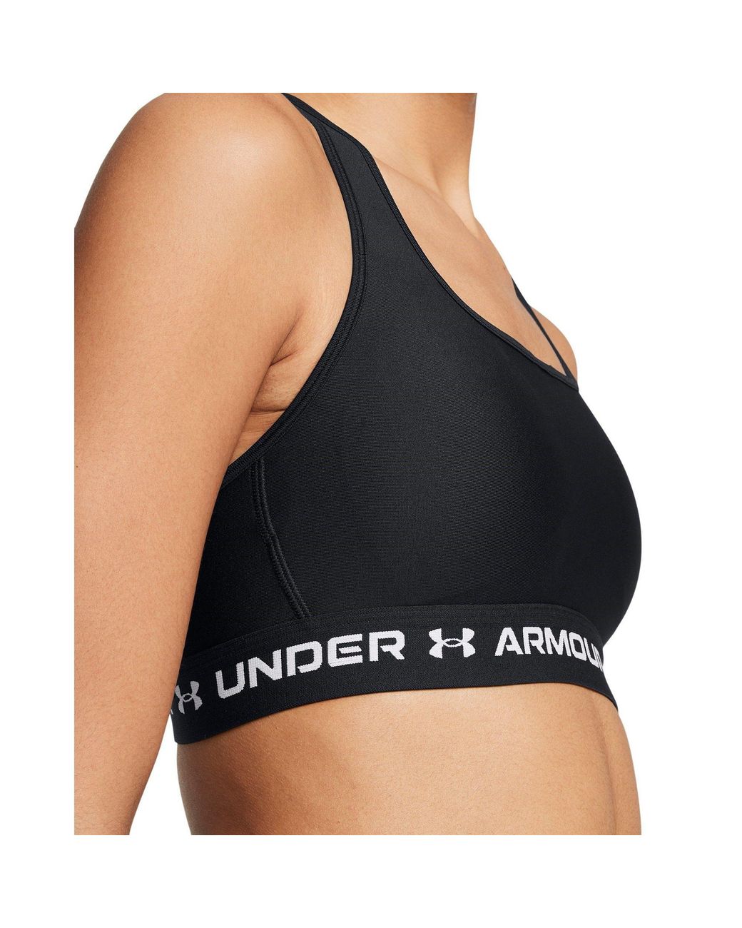 Under Armour Black Crossback Medium Impact Sports Bra