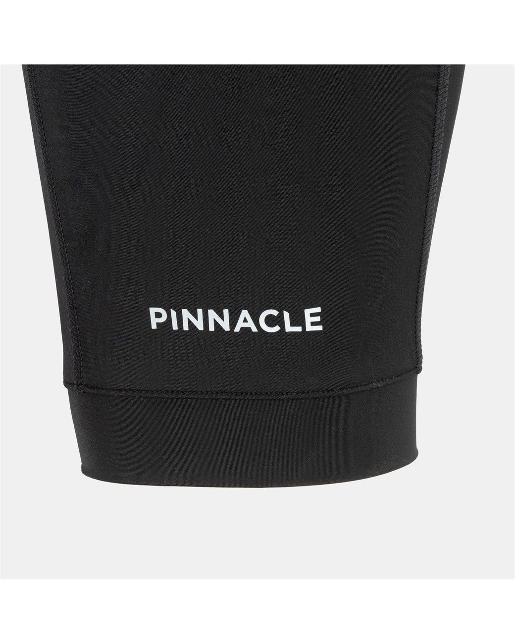 Pinnacle Black Bib Cycling Shorts for men