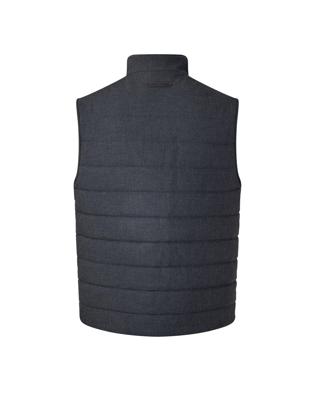 Gant Blue Insulated Flannel Gilet for men