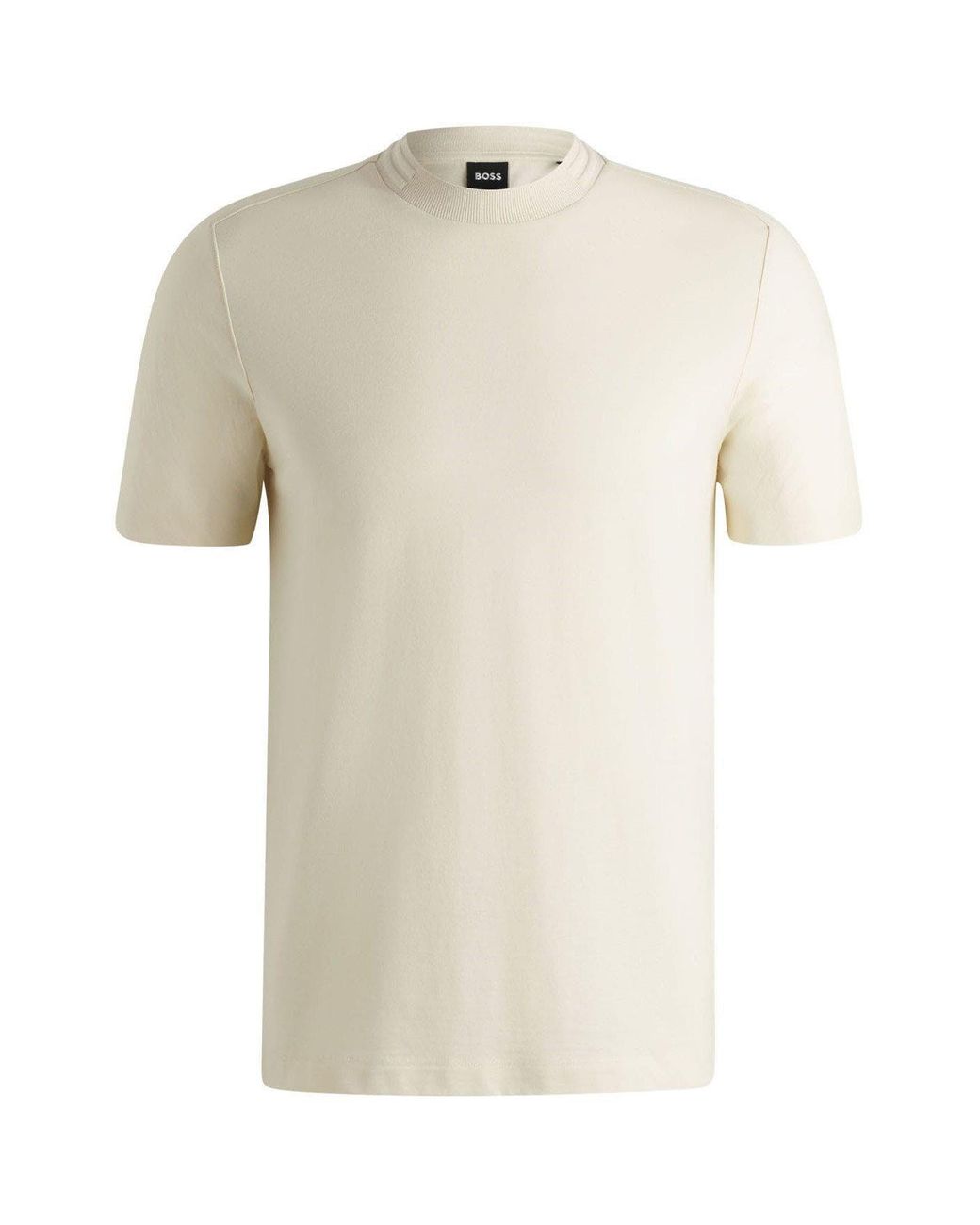 Boss Natural P-Thompson 290 Regular-Fit Four-Way Stretch T-Shirt for men