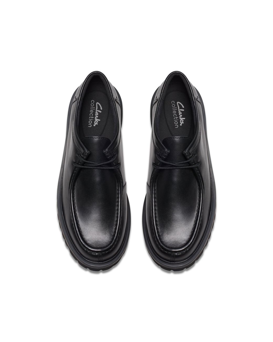 Clarks Black Moc Toe Formal Shoes for men
