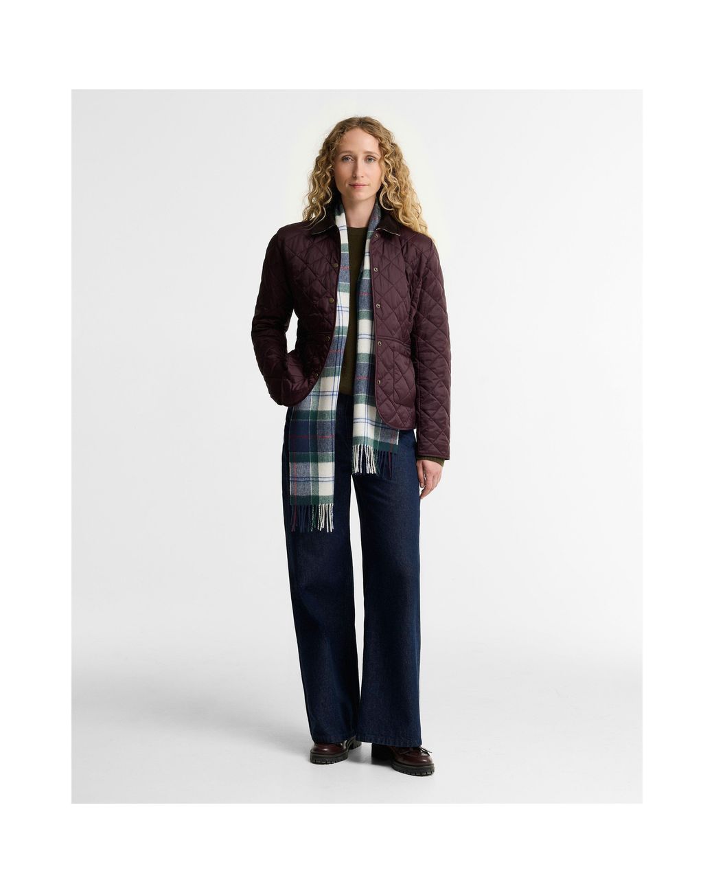 Barbour Purple Deveron Jacket